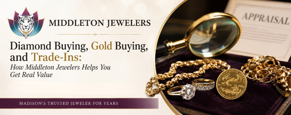Diamond Buying, Gold Buying, and Trade-Ins: How Middleton Jewelers Helps You Get Real Value