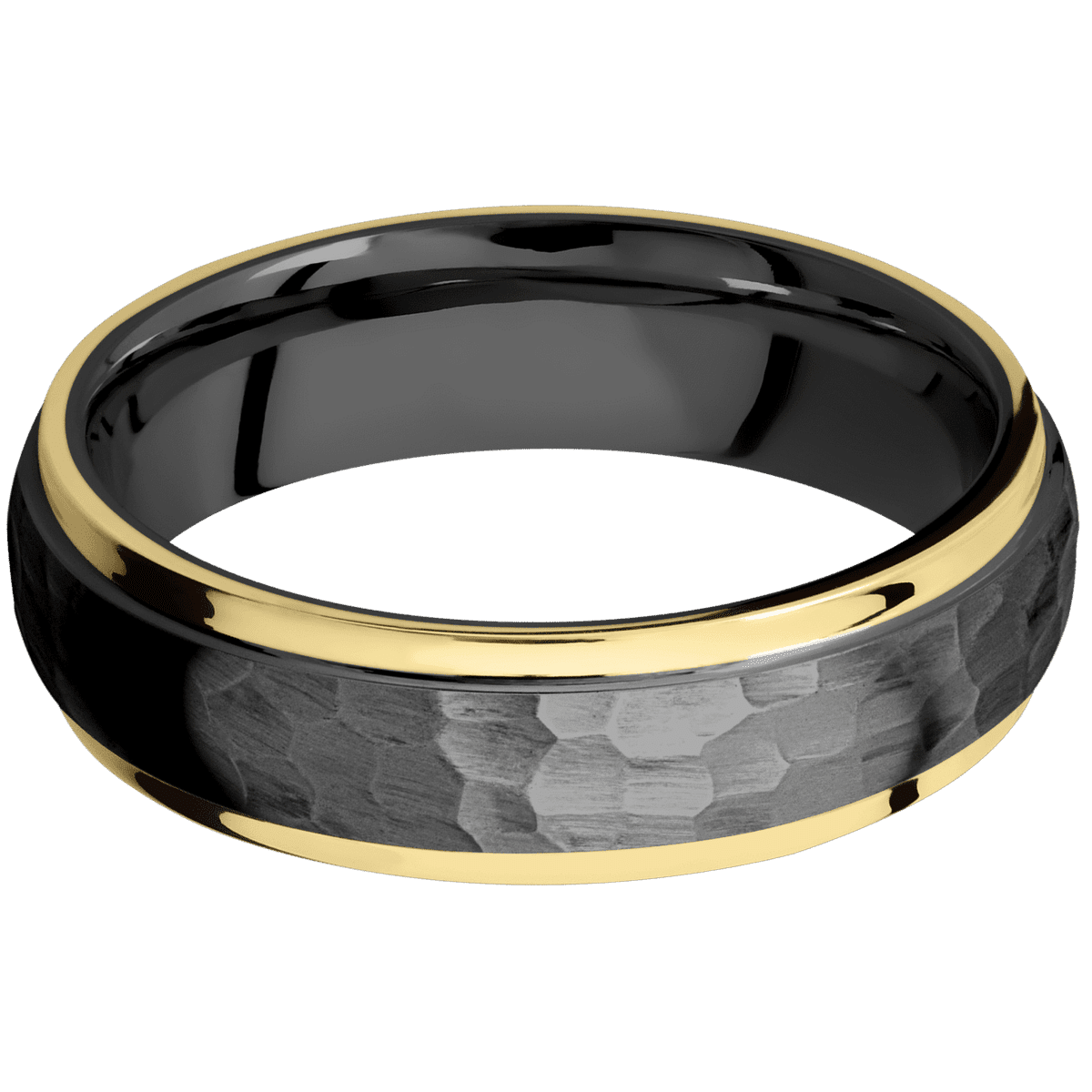 Zirconium + Hammer , Polish Finish