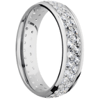 14K White Gold + Polish Finish