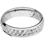 14K White Gold + Polish Finish