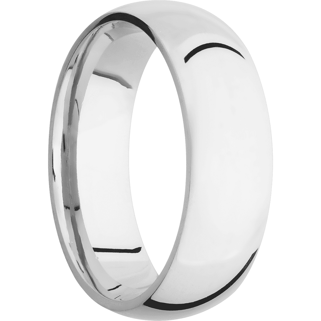 14K White Gold + Polish Finish