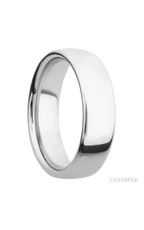 7 mm wide Ultra Comfort (our most comfortable profile) 14K White Gold band.