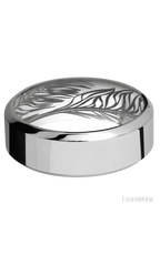 8 mm wide High Bevel Titanium band.