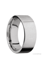 8 mm wide Flat Cobalt Chrome band.