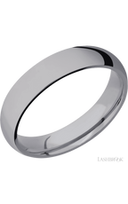 5 mm wide Domed Tantalum band.