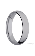 5 mm wide Domed Tantalum band.