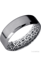 7 mm wide High Bevel Tantalum band.