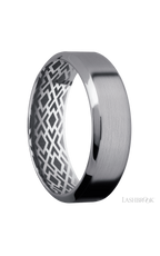 7 mm wide High Bevel Tantalum band.