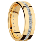 14K Yellow Gold + Polish Finish