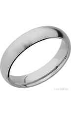 5 mm wide Domed Titanium band.