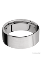 8 mm wide Flat Cobalt Chrome band.