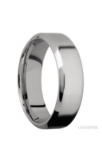 7 mm wide High Bevel Titanium band.