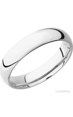 5 mm wide Domed Cobalt Chrome band.
