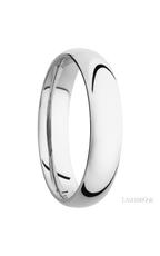 5 mm wide Domed Cobalt Chrome band.