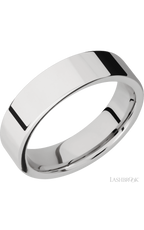 6 mm wide Flat Cobalt Chrome band.