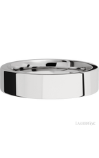 6 mm wide Flat Cobalt Chrome band.