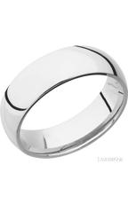 7 mm wide Domed Cobalt Chrome band.