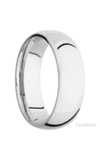 7 mm wide Domed Cobalt Chrome band.