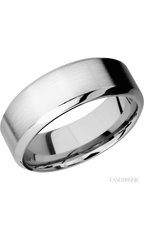 8 mm wide High Bevel Cobalt Chrome band.