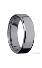 7 mm wide Beveled Tantalum band.