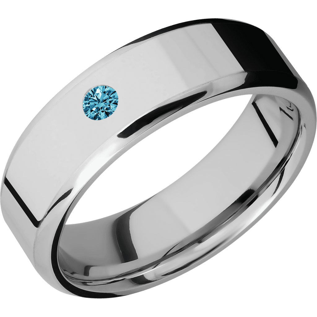 14K White Gold + Polish , Polish Finish