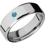 14K White Gold + Polish , Polish Finish