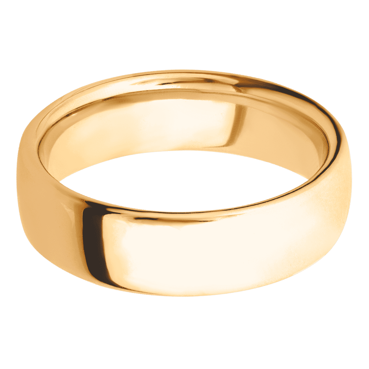 14K Yellow Gold + Polish Finish
