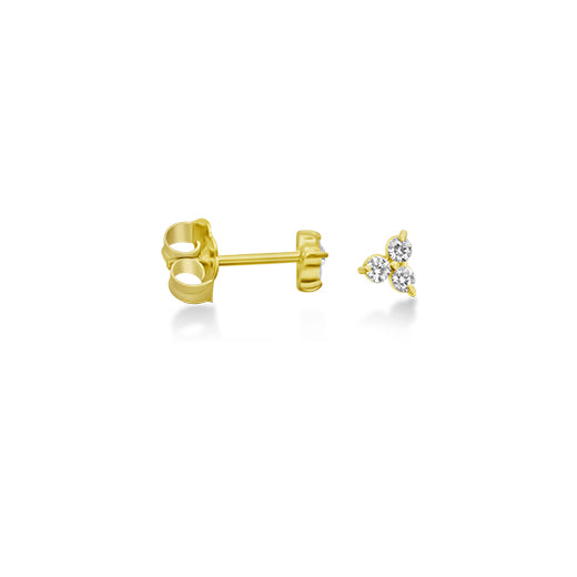 14Kt, Earrings, Diamond
