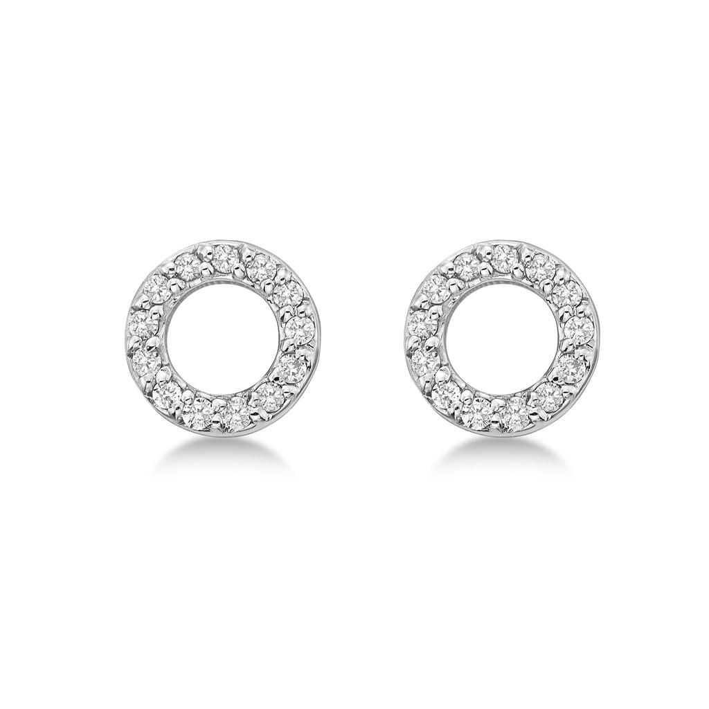 14Kt, Earrings, Diamond