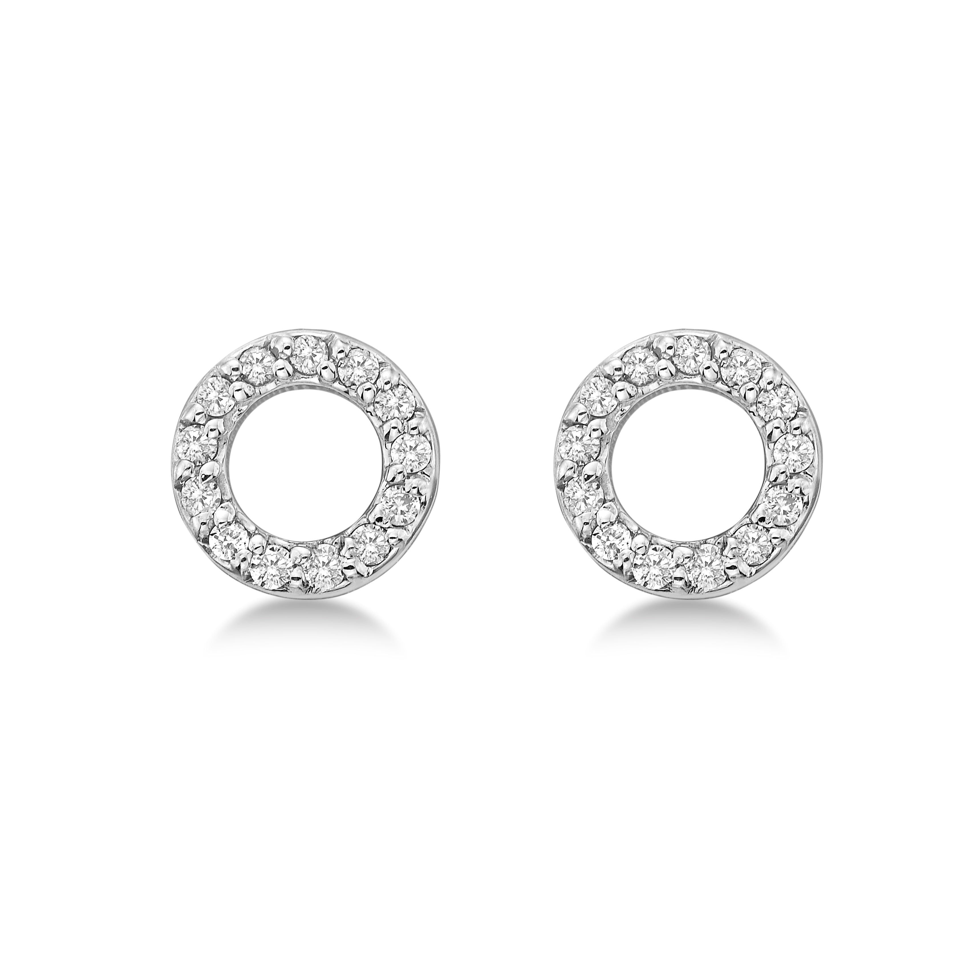 14Kt, Earrings, Diamond