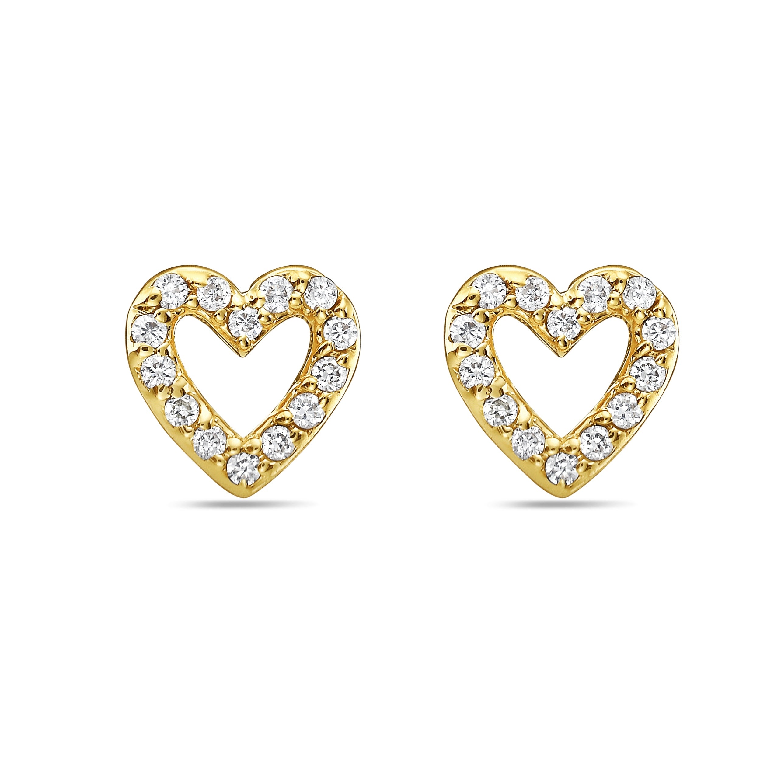 14Kt, Earrings, Diamond