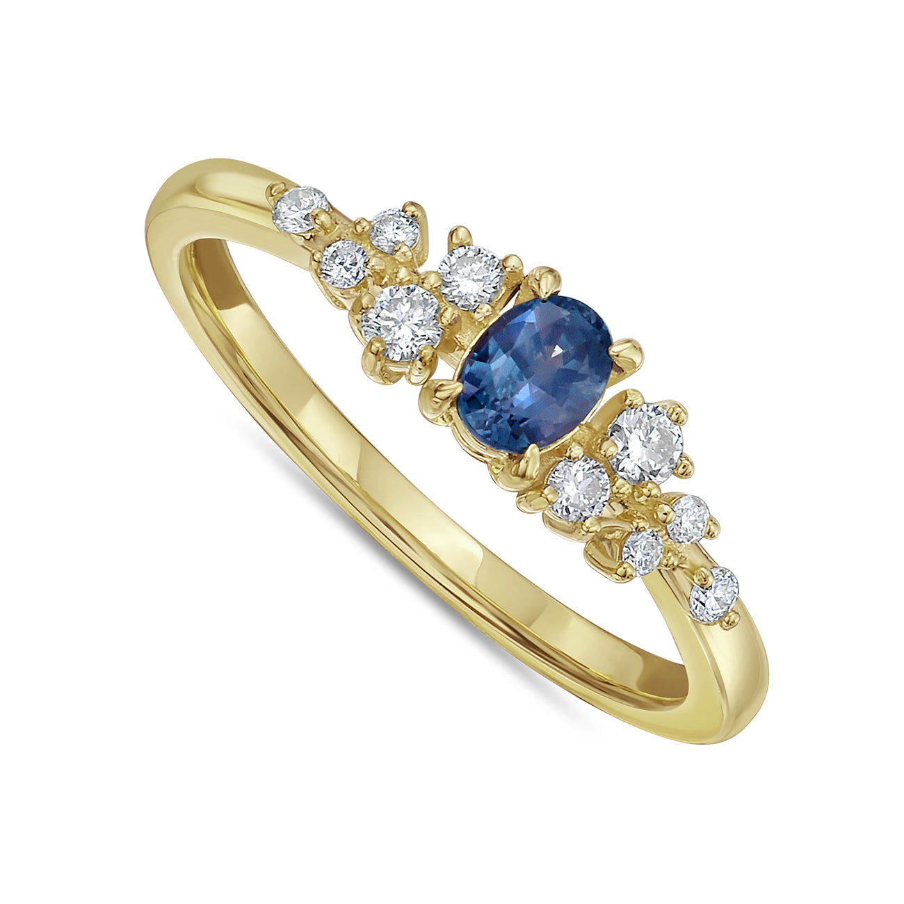 14Kt, Rings, Alexandrite, Diamond