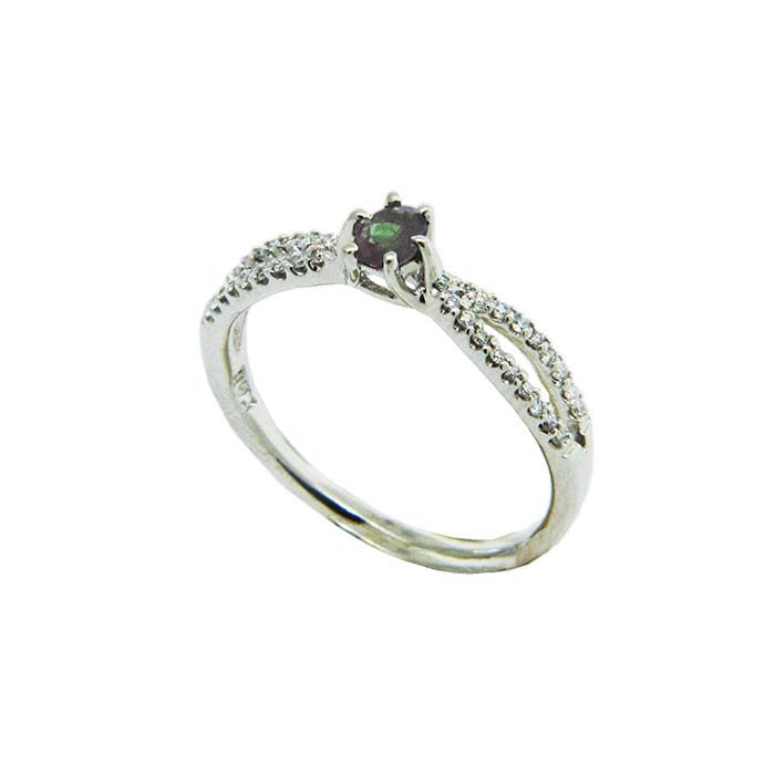 14Kt, Rings, Alexandrite, Diamond