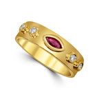 14Kt, Rings, Tsavorite, Diamond