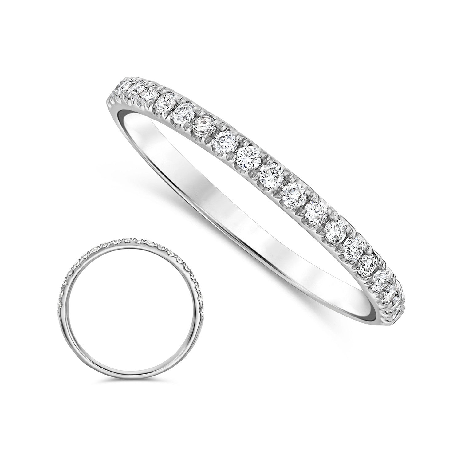 14Kt, Anniversary Bands, Diamond