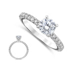 14Kt, Engagement Rings, Diamond
