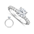 14Kt, Engagement Rings, Diamond