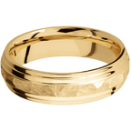 10K Yellow Gold + Rock , Polish Finish