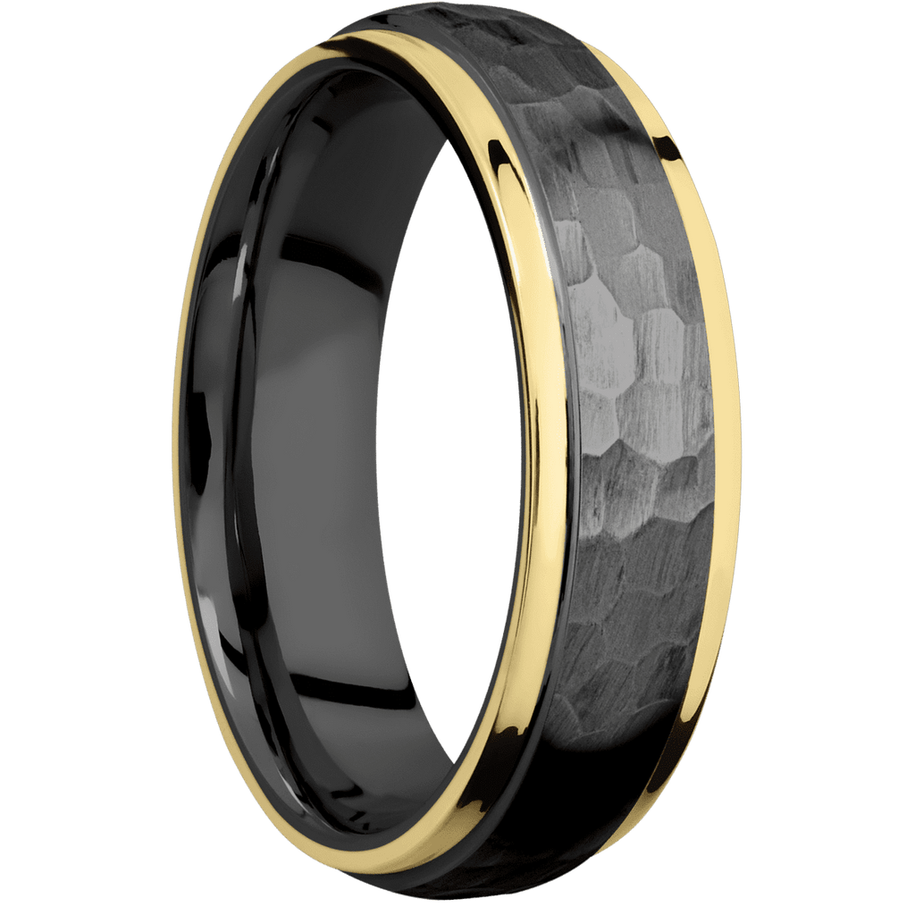 Zirconium + Hammer , Polish Finish