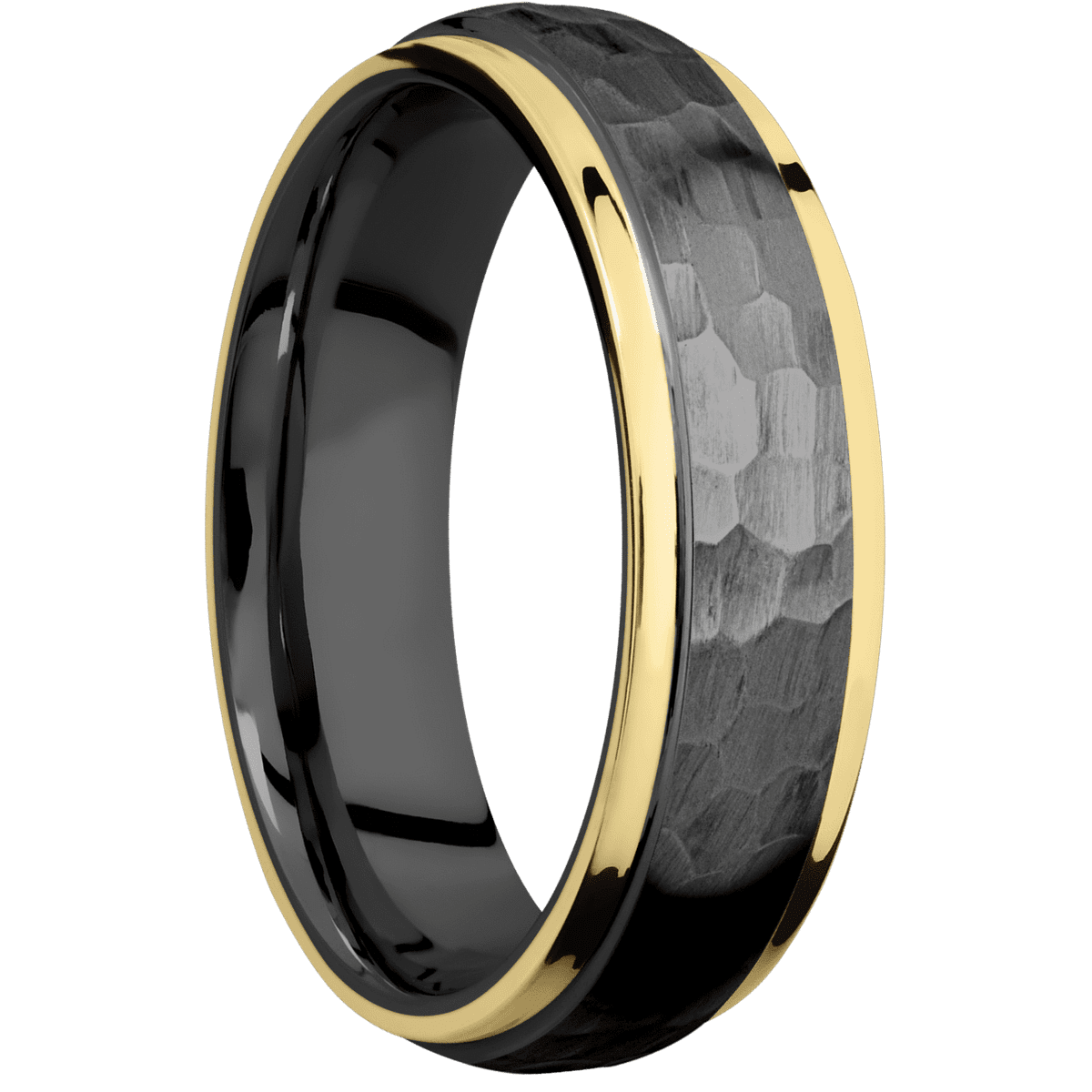 Zirconium + Hammer , Polish Finish