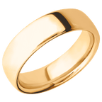 14K Yellow Gold + Polish Finish