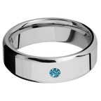 14K White Gold + Polish , Polish Finish