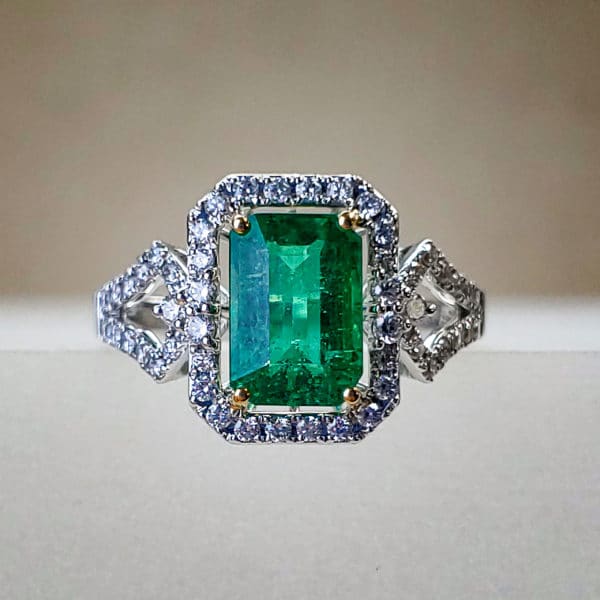 EFFY Signature 1.81ct Emerald-cut Emerald in 18K White Gold