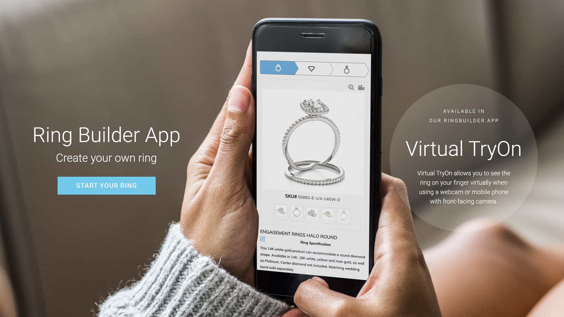 Ring builder app in Madison, WI